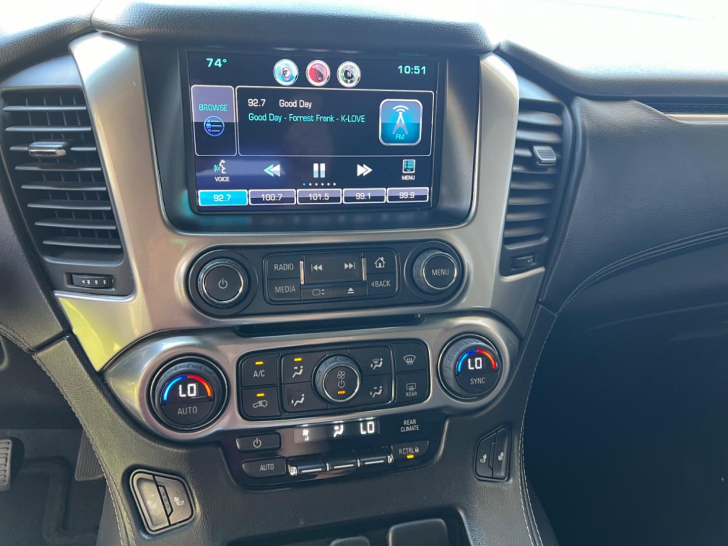 2015 Black /Black Chevrolet Tahoe LT (1GNSCBKC4FR) with an 5.3 V8 engine, Automatic transmission, located at 4520 Airline Hwy, Baton Rouge, LA, 70805, (225) 357-1497, 30.509325, -91.145432 - 2015 Chevy Tahoe LT No Accidents 5.3 V8 Gas, 136K Miles, Heated Leather Seats, 8 Passenger Seating, DVD, Backup Camera, Power Windows, Locks & Mirrors, Cold A/C, Bose, Power Liftgate. FOR INFO PLEASE CONTACT JEFF AT 225 357-1497 CHECK OUT OUR A+ RATING WITH THE BETTER BUSINESS BUREAU WE HAVE BE - Photo#16